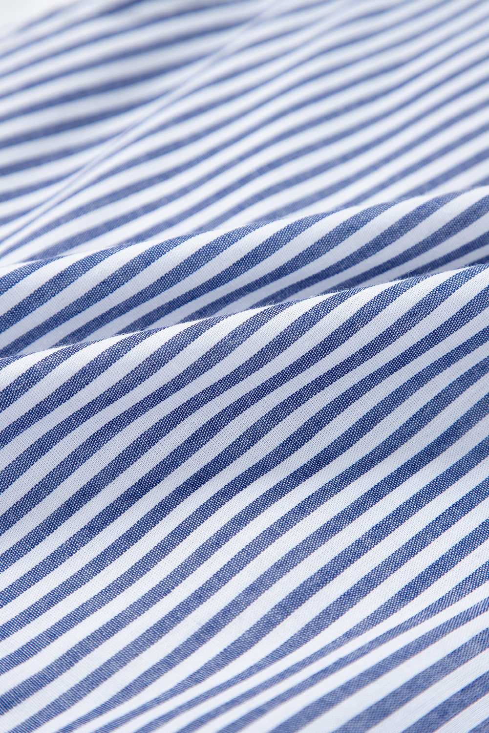Striped sleeveless mini dress with contrast ricrac trim