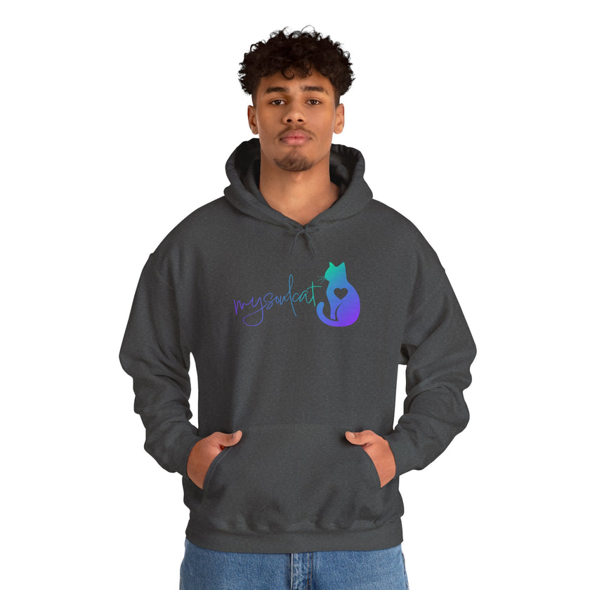 MySoulCat Cozy Unisex Pullover Hoodie — Aurora