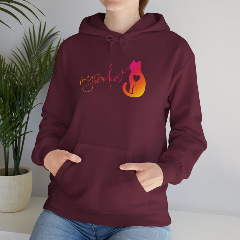 MySoulCat Cozy Unisex Pullover Hoodie — Sunset