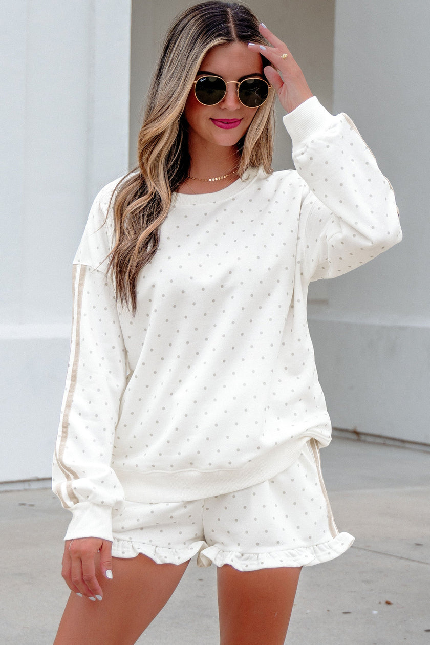 Playful Polka Dot & Side Stripe Set