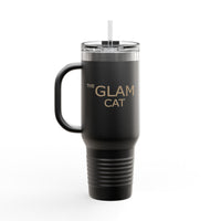 The Glam Cat stainless steel tumbler