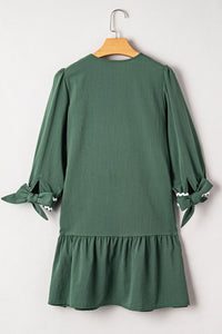 Colorblock Ricrac-Trim Mini Dress - additional product view