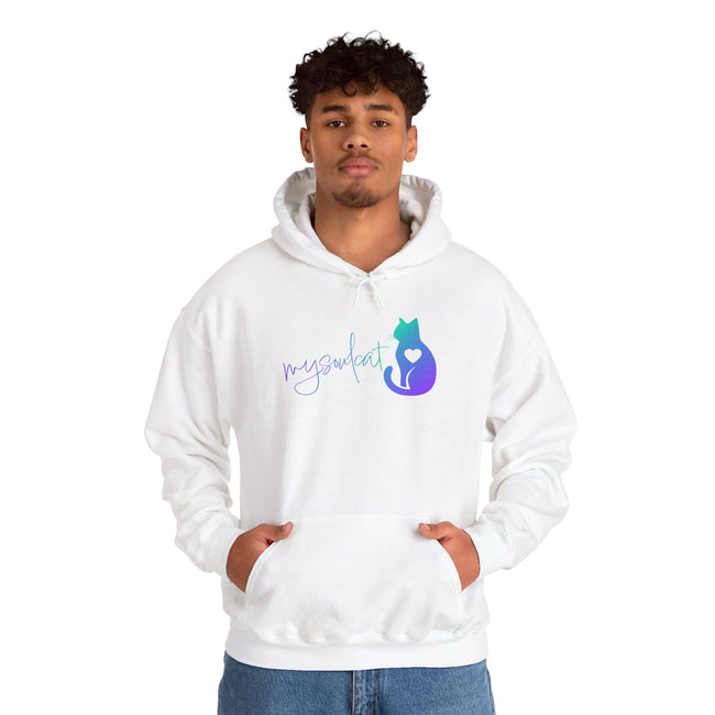 MySoulCat Cozy Unisex Pullover Hoodie — Aurora