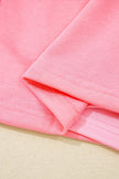 Solid Tank Top & Elastic Waist Mini Skort Set