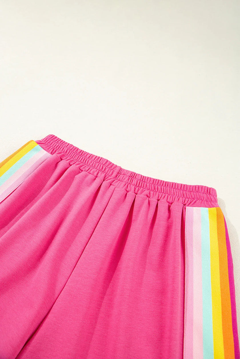 Rainbow Stripe Athleisure Set