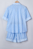 Polka Dot Top & Shorts Pajama Set