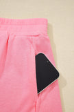 Solid Tank Top & Elastic Waist Mini Skort Set