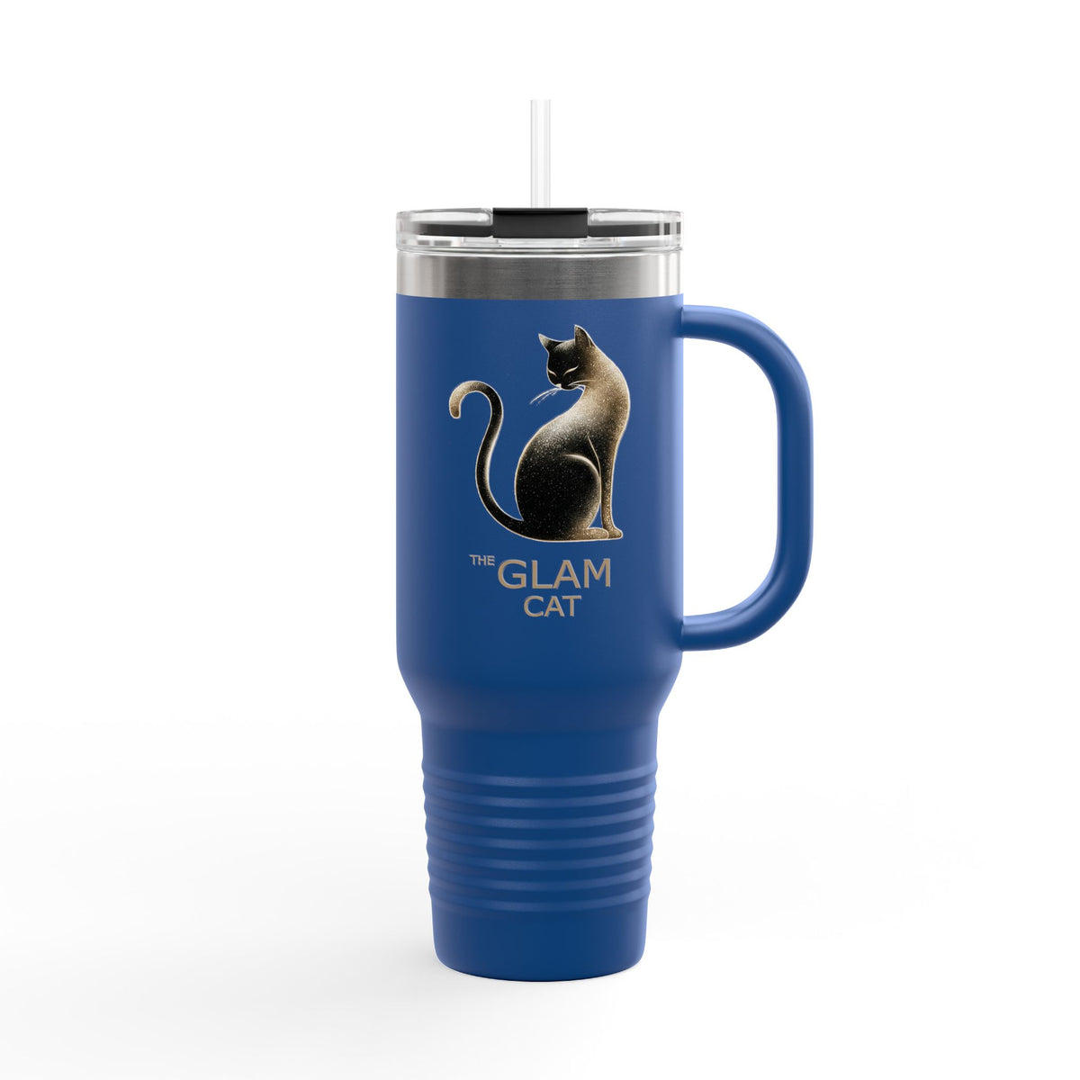 The Glam Cat stainless steel tumbler