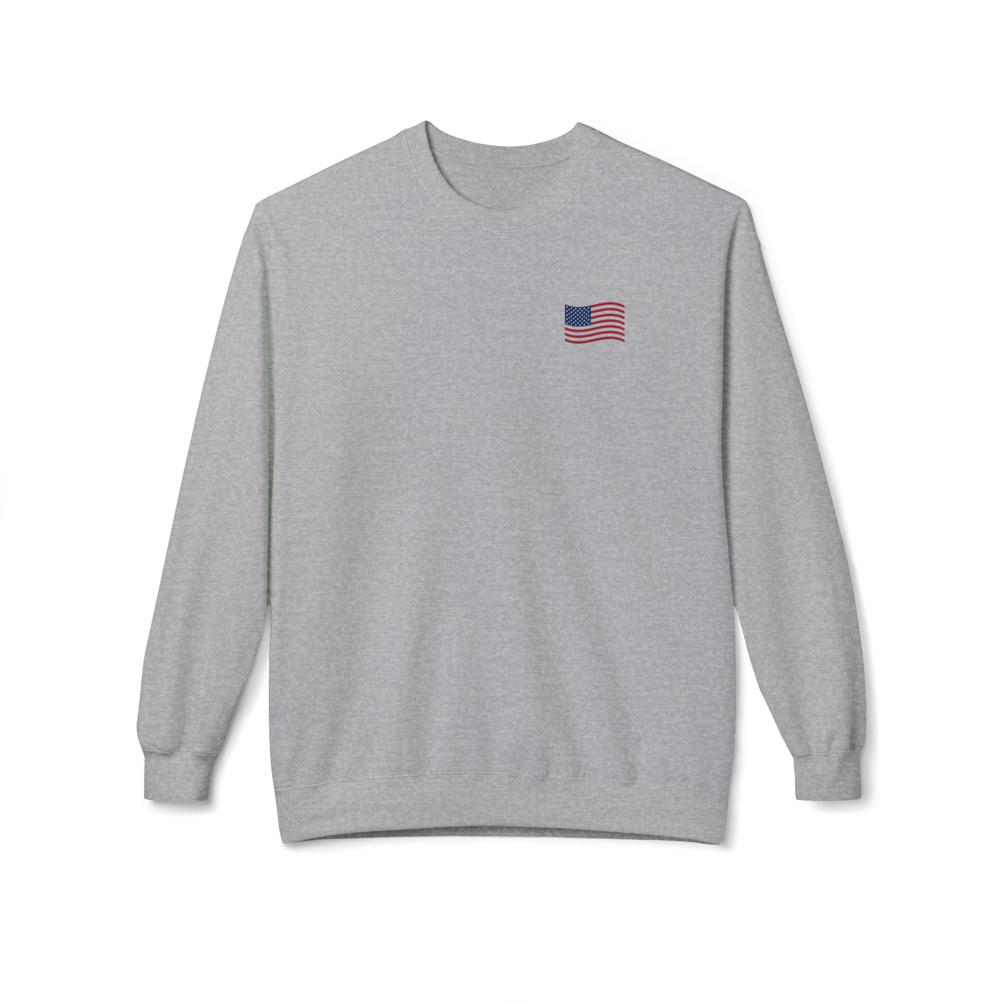 Classic Americana Flag Crewneck Sweatshirt
