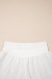 Easy Motion Ribbed High-Waist Athletic Shorts