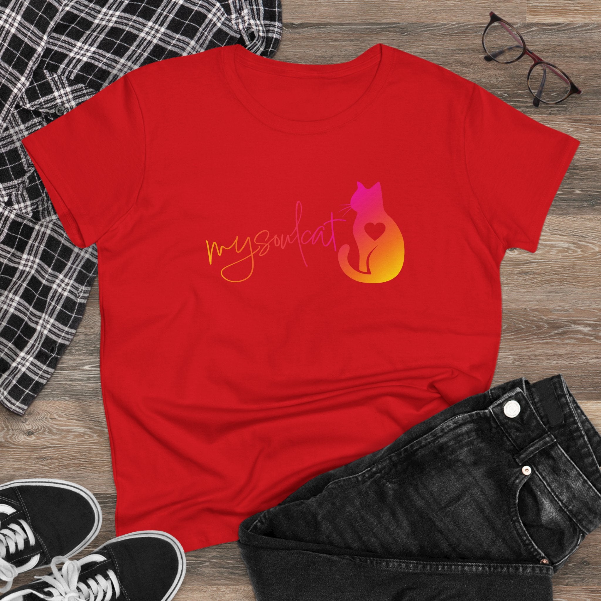 Mysoulcat Women's Short Sleeve Tee — Sunset