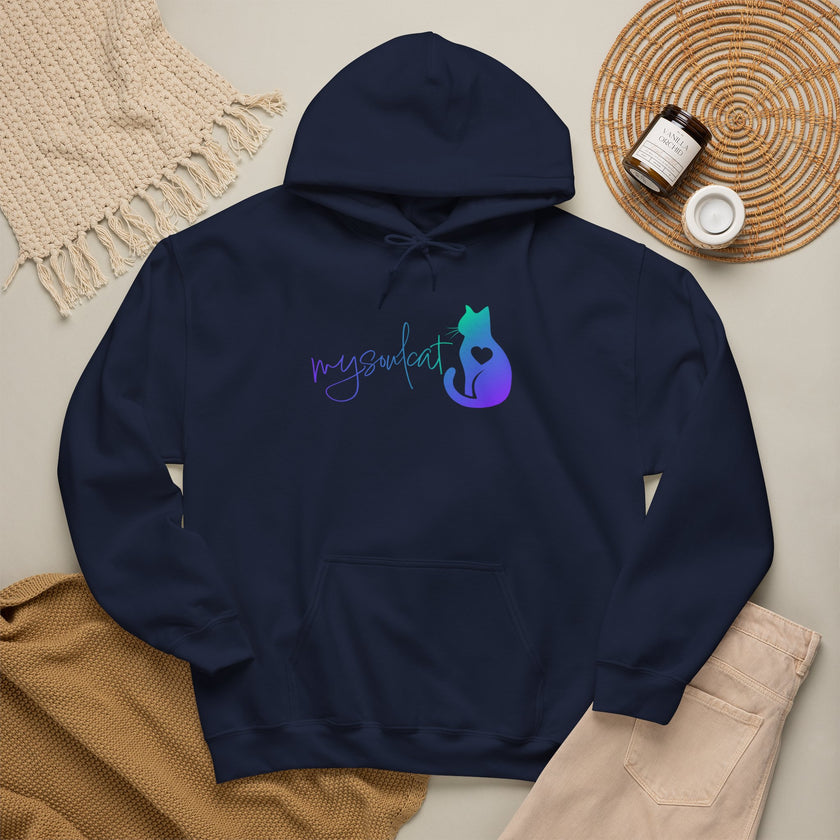 MySoulCat Cozy Unisex Pullover Hoodie — Aurora