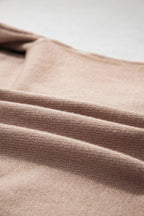 Leopard Bow Embroidered Sweater — Plus Sizes — Dark Khaki — product image 5