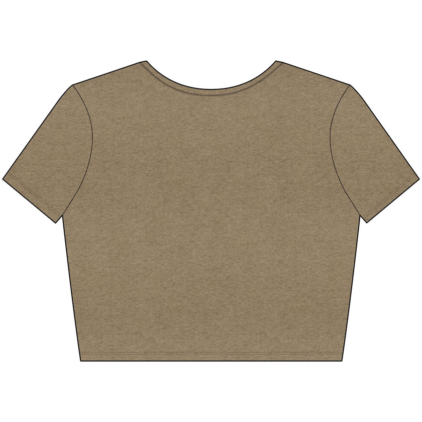 ‘In My Defense I Ran Out of Coffee’ Retro Cat Graphic Cropped Tee