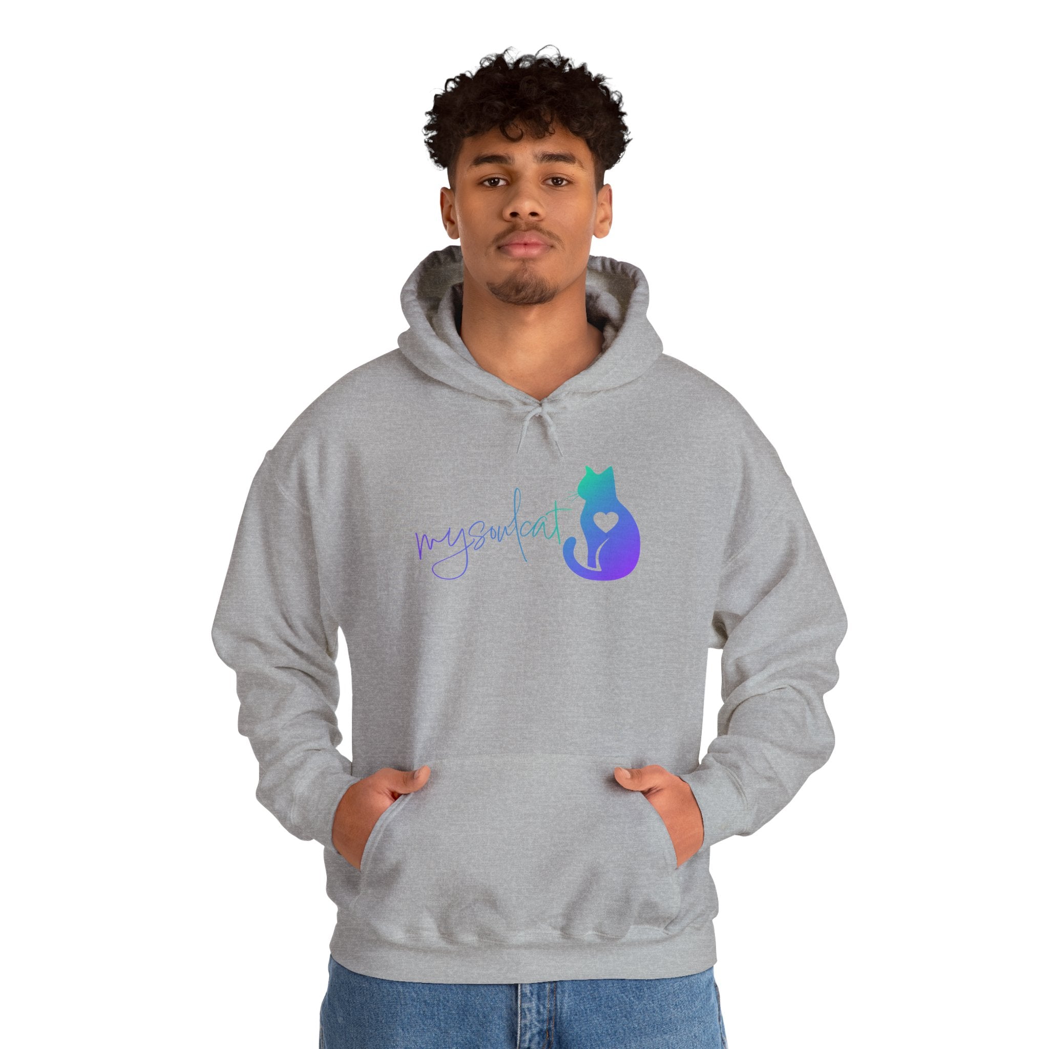 MySoulCat Cozy Unisex Pullover Hoodie — Aurora