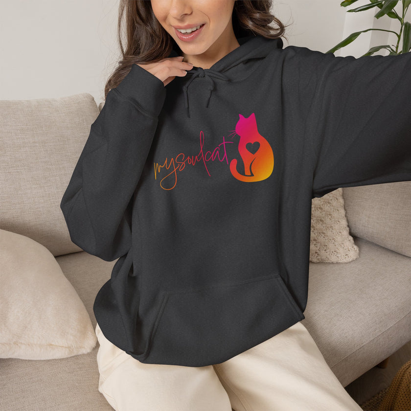 MySoulCat Cozy Unisex Pullover Hoodie — Sunset