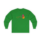 MySoulCat Sunset unisex long-sleeve tee with warm gradient cat design