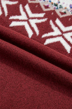 Holiday Geometric Fair Isle Raglan Sweater - additional product view