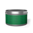 Eco-Friendly Green 'Joyful' Script Scented Tin Candle
