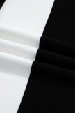 Stripe Colorblock Knitted Short Sleeve T-Shirt
