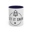 Holiday 'Let It Snow' Accent Coffee Mug