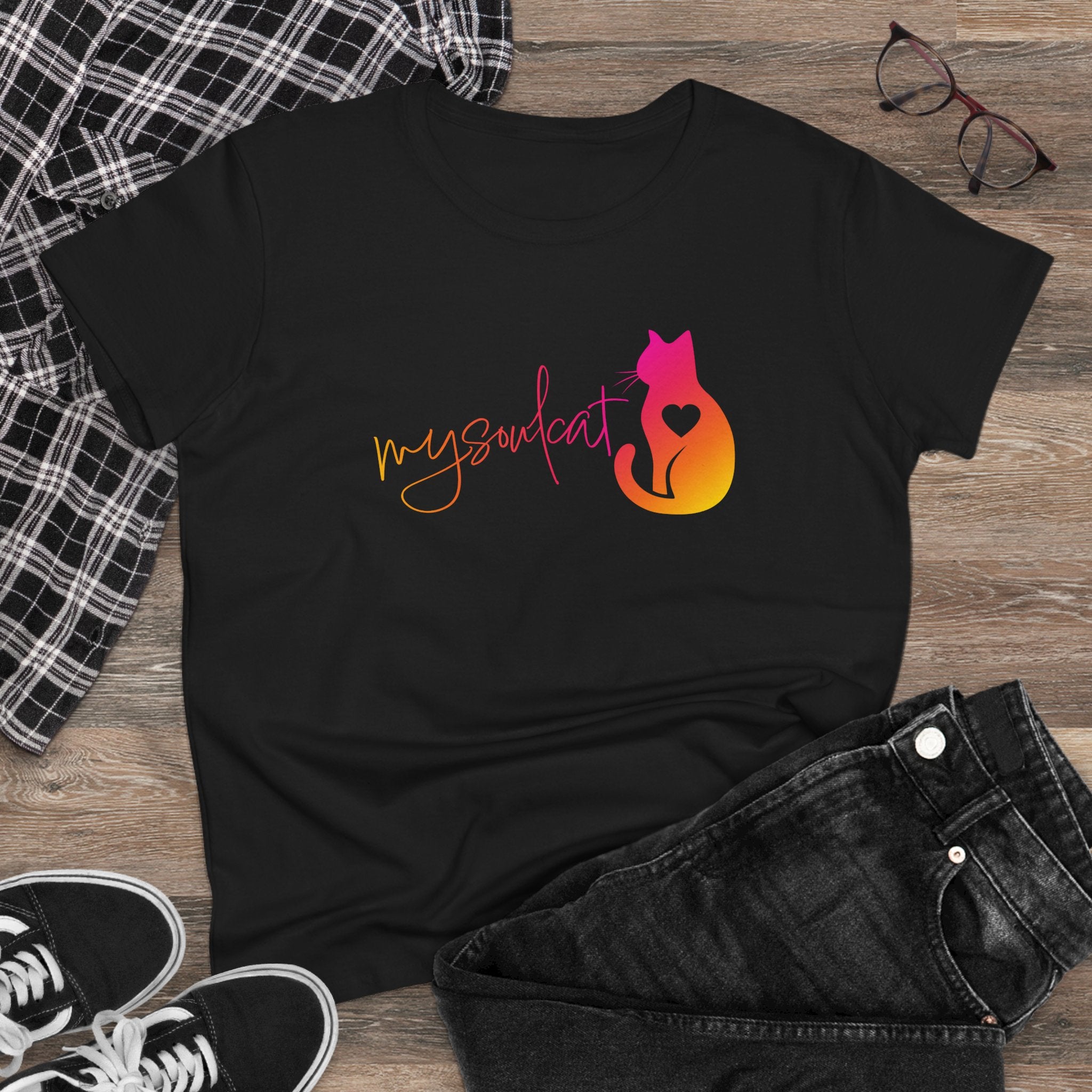 Mysoulcat Women's Short Sleeve Tee — Sunset