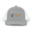 The Glam Cat Designer Embroidered Trucker Hat Snapback