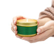 Eco-Friendly Green 'Joyful' Script Scented Tin Candle