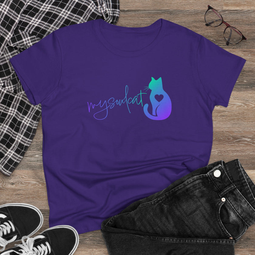 MySoulCat Women's Short Sleeve Tee — Aurora