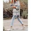 Cozy Western Charm Plaid Wool Coat For Women
