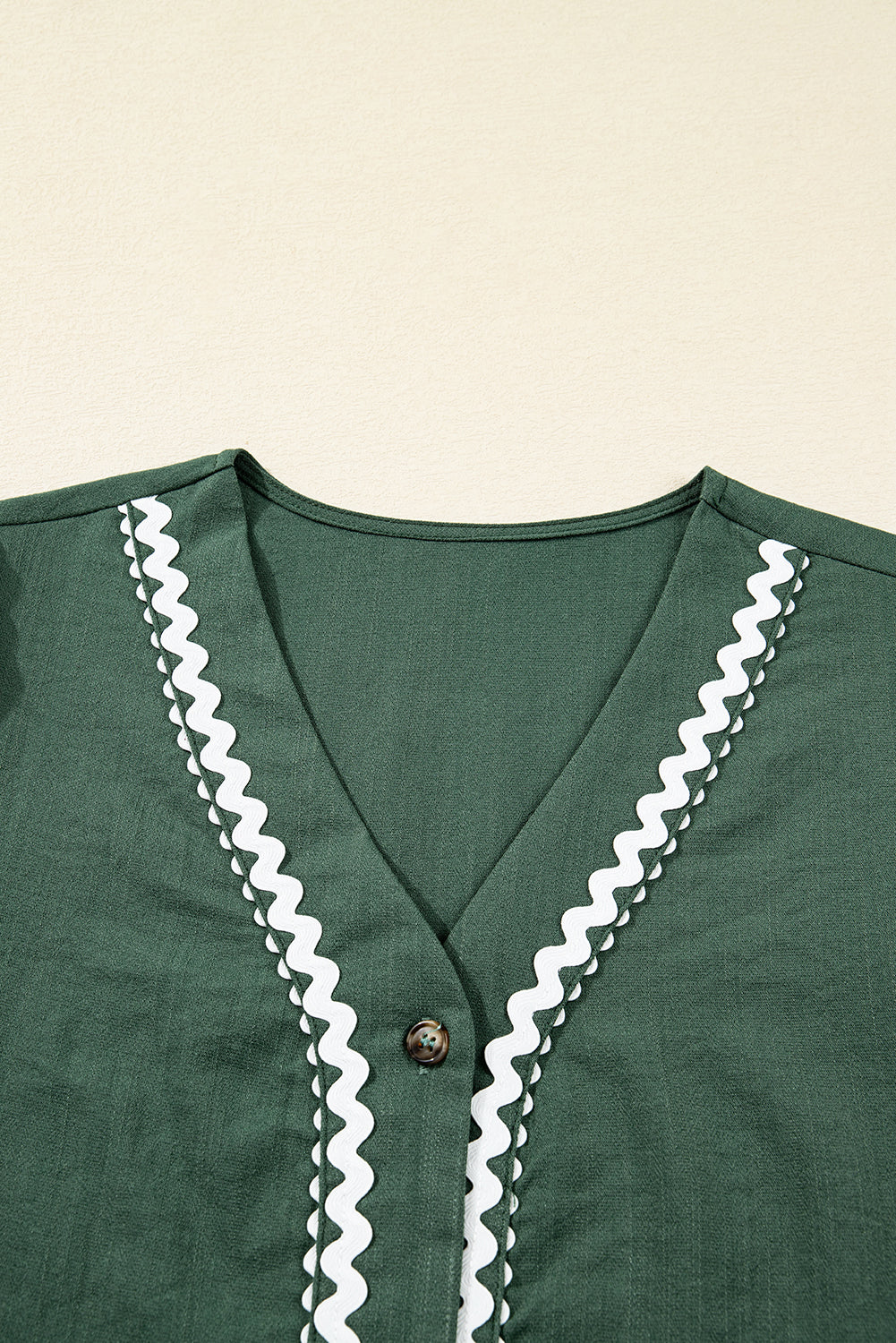 Colorblock Ricrac-Trim Mini Dress - additional product view