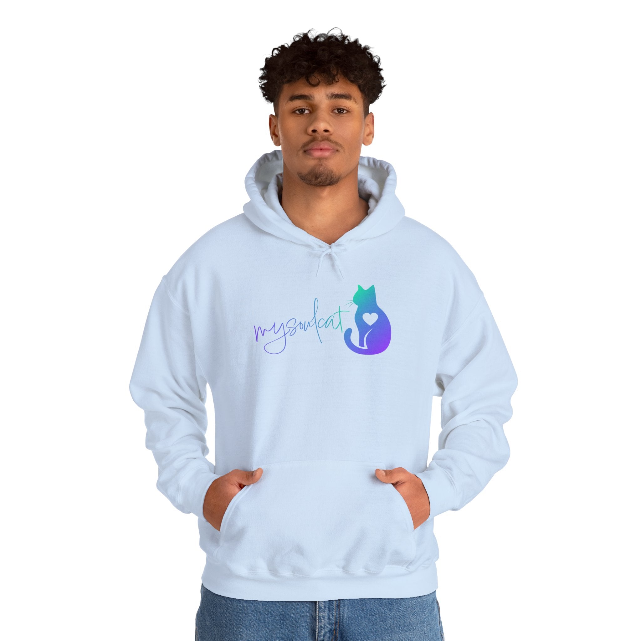 MySoulCat Cozy Unisex Pullover Hoodie — Aurora