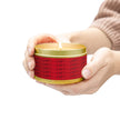 Eco-Friendly Red 'Joyful' Script Scented Tin Candle