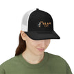 The Glam Cat Designer Embroidered Trucker Hat Snapback