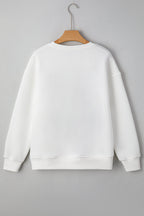 Farm Fresh Pumpkins Embroidered Sweatshirt — back view