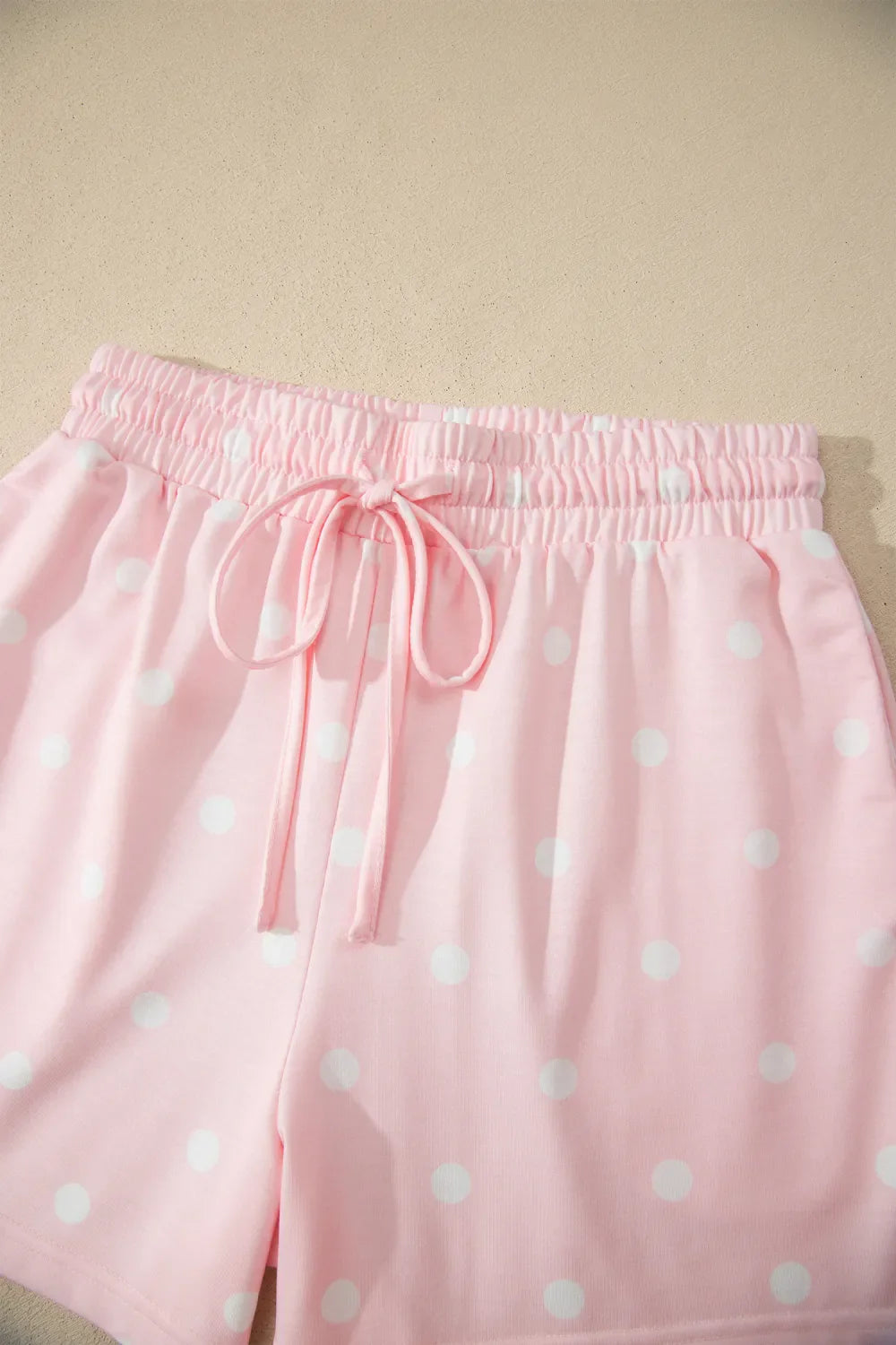 Polka Dot Loose Top and Shorts Set