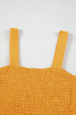 Trending Square Neck Smocked Romper