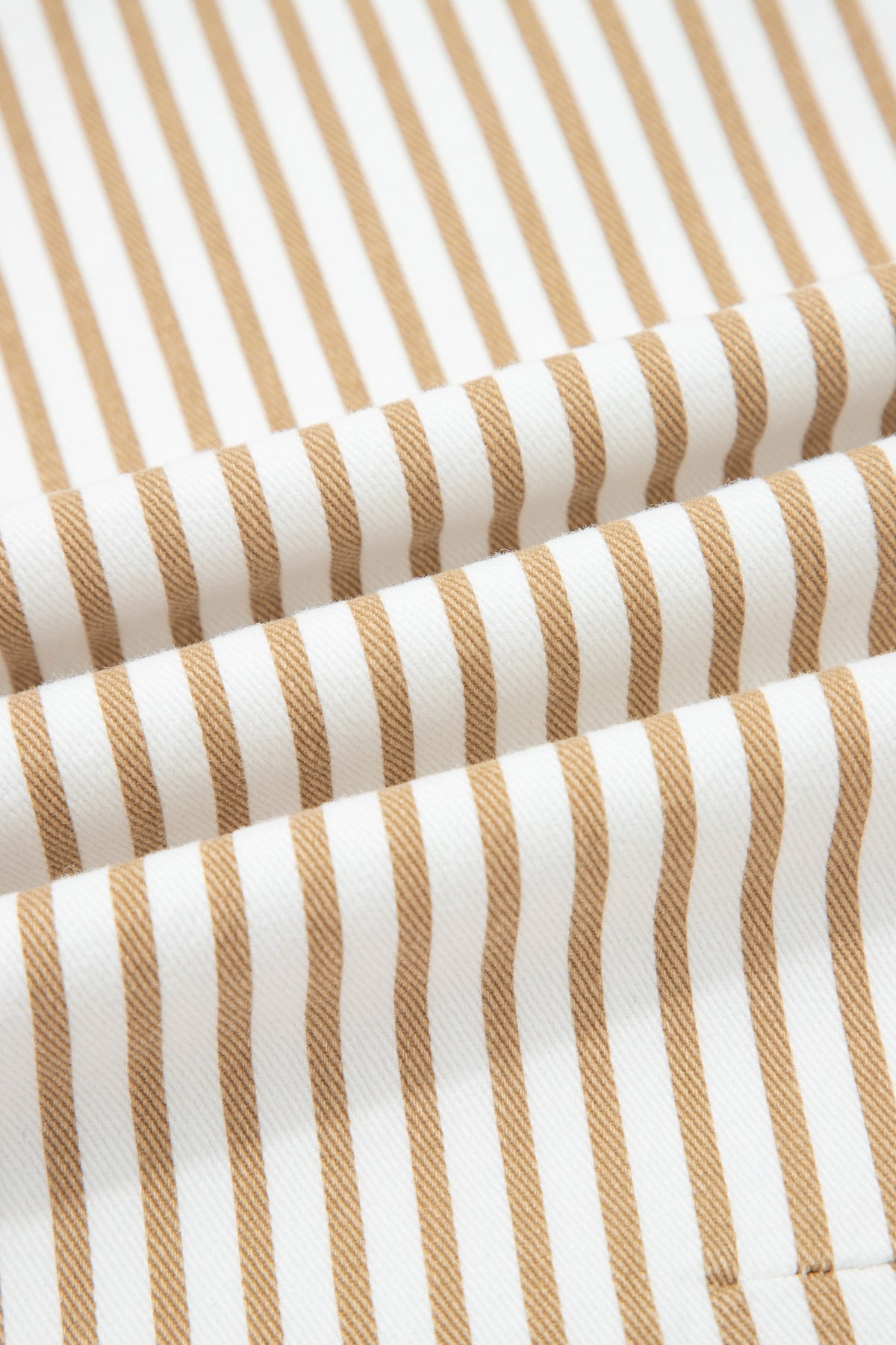 Striped High Waist Barrel Leg Jeans
