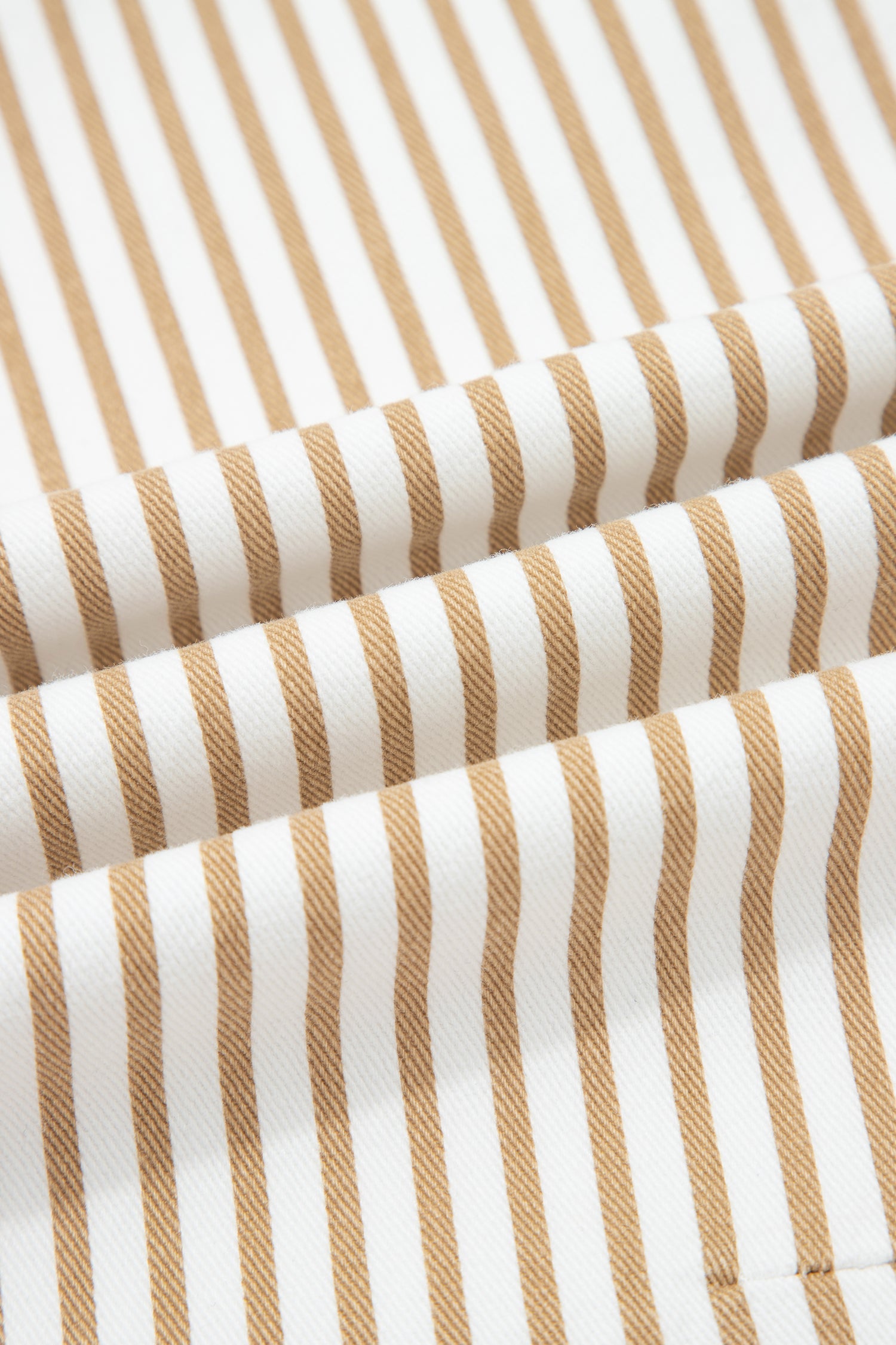 Striped High Waist Barrel Leg Jeans