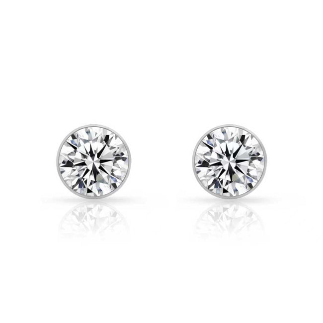 Gorgeous 2 ct Solitaire Stud Earrings ~ Perfect For Gift Giving