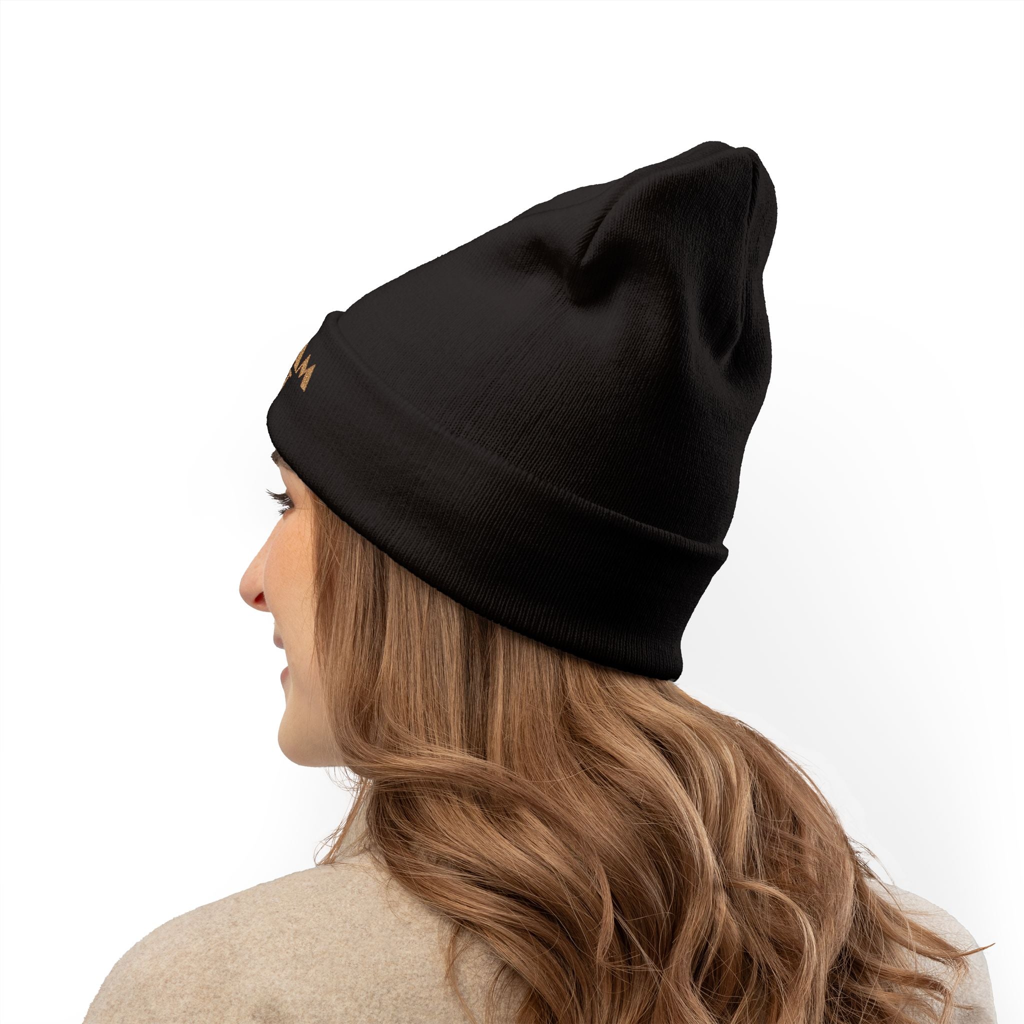 The Glam Cat Designer Embroidered Luxe Beanie