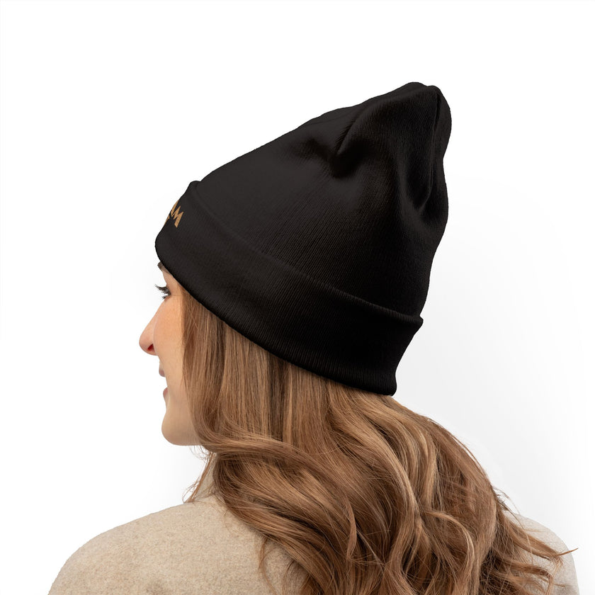 The Glam Cat Designer Embroidered Luxe Beanie