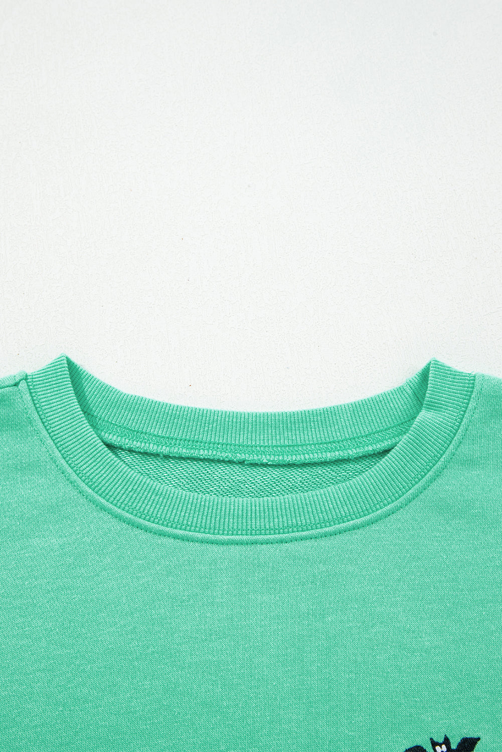 Halloween Ghost Embroidered Sweatshirt — product view 4