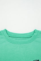 Halloween Ghost Embroidered Sweatshirt — product view 4