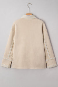 Luxurious Suede Sherpa Lined Jacket