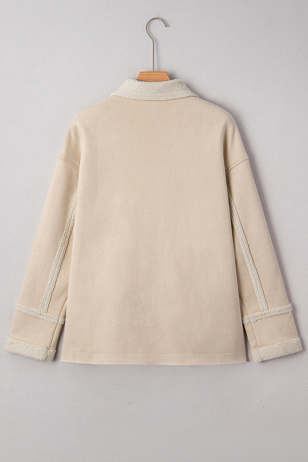 Luxurious Suede Sherpa Lined Jacket