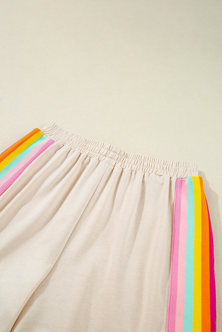 Rainbow Stripe Athleisure Set