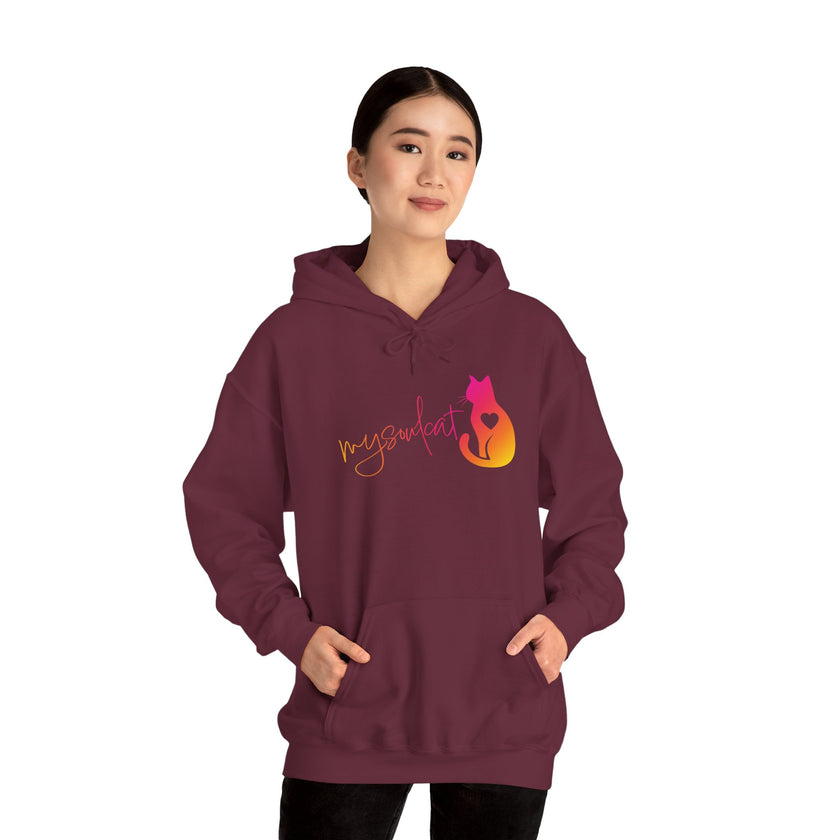 MySoulCat Cozy Unisex Pullover Hoodie — Sunset