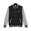 The Glam Cat Embroidered Vintage Varsity Bomber Jacket