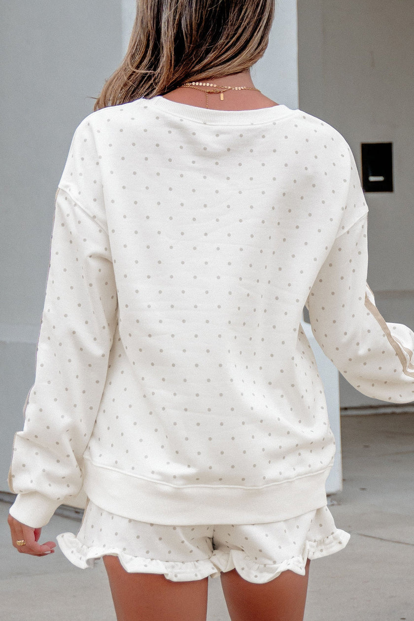 Playful Polka Dot & Side Stripe Set